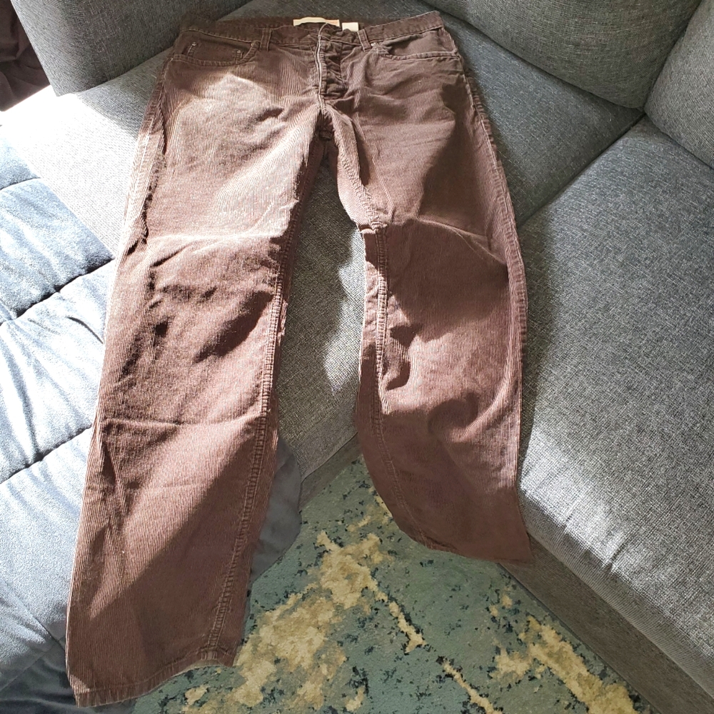 Joe Fresh brown corduroy size 34 X 32